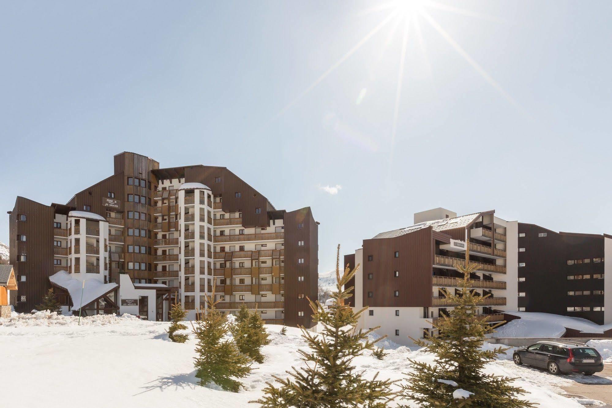 Residence Les Melezes Alpe d'Huez Eksteriør billede